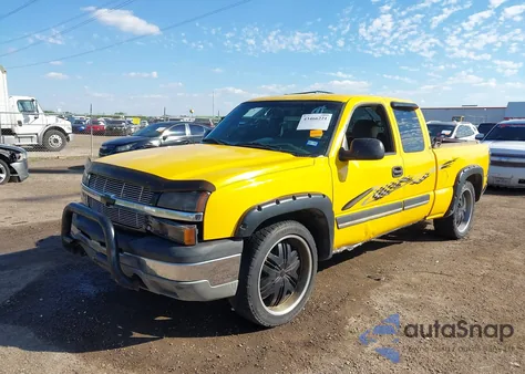 2003 Chevrolet Silverado 1500 Ls из США, поврежденный, VIN 1GCEK19V03Z312078